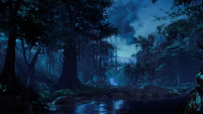 Horizon Zero Dawn forest scene