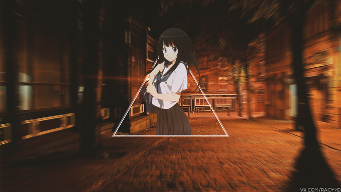 4K Chitanda Eru from Hyouka anime