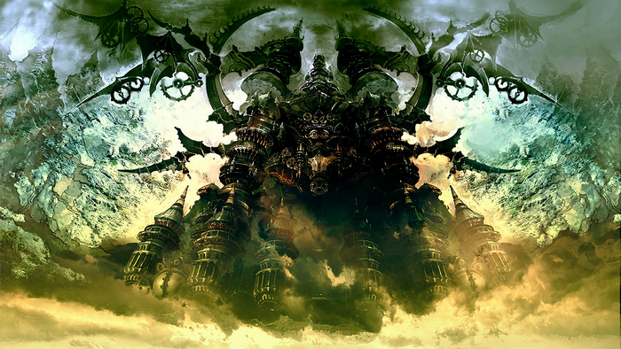 Final Fantasy XIV: A Realm Reborn mechanical fortress