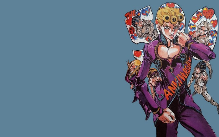 Giorno Giovanna and friends from JoJo's Bizarre Adventure: Golden Wind