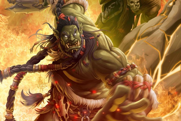 Orc Warrior from World of Warcraft