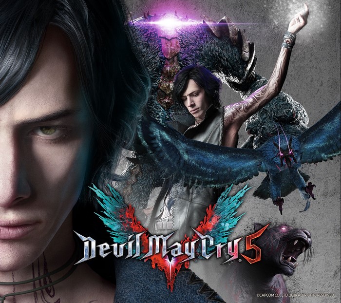 V and demons from Devil May Cry 5