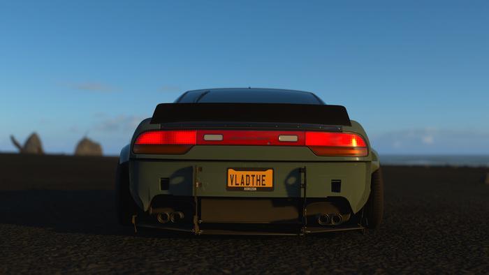 Forza Horizon 4 car with custom license plate