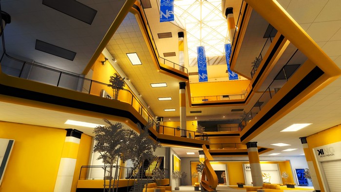 Mirror's Edge video game interior
