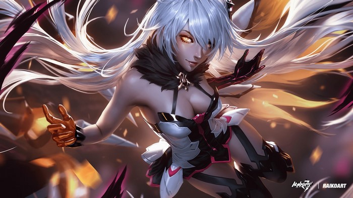 Kiana Kaslana from Honkai Impact 3rd by Raikoart