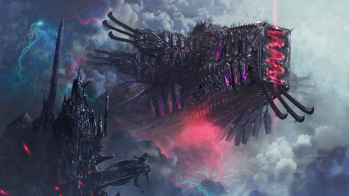 Final Fantasy XIV: A Realm Reborn mechanical dragon and castle