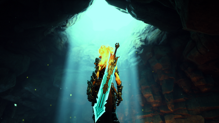 Fury from Darksiders 3 holding a large sword