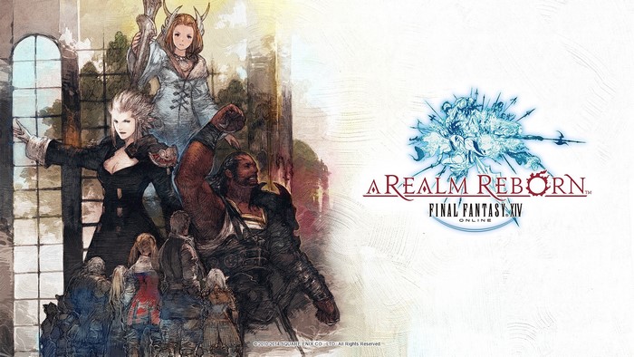 Final Fantasy XIV: A Realm Reborn characters and logo