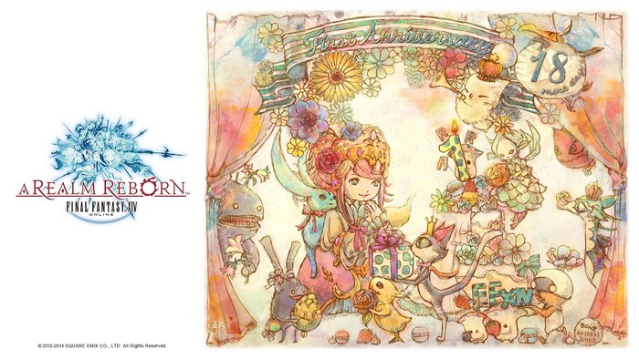 Final Fantasy XIV A Realm Reborn First Anniversary Art