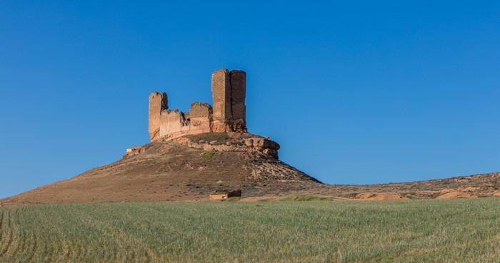 Ruins of a castle on a hill