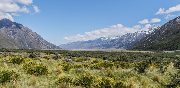 4K Mountains Landscape Nature New Zealand