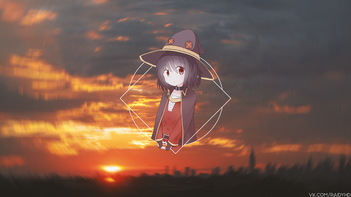 4K Megumin from Kono Subarashii Sekai ni Shukufuku wo! anime