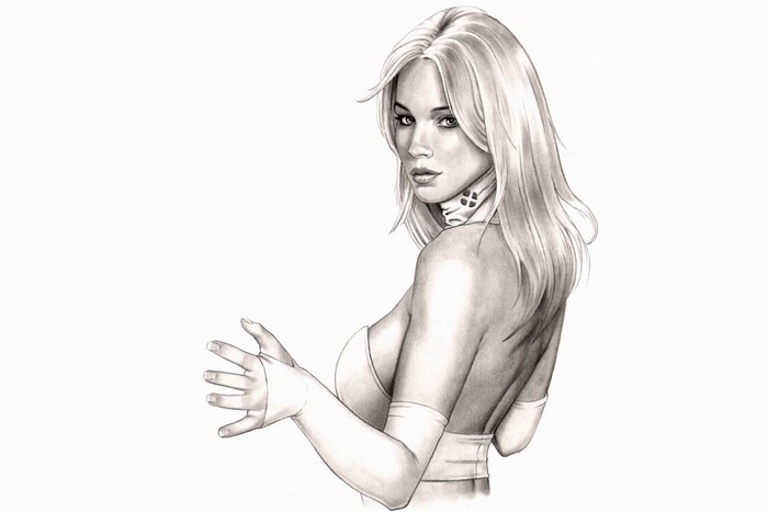 Emma Frost drawing