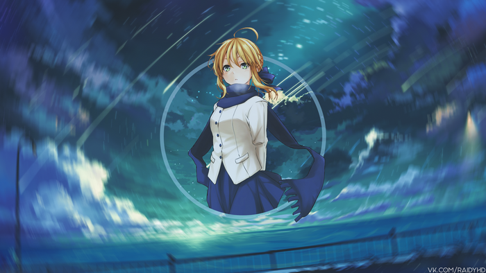 Saber from Fate Series in 4K