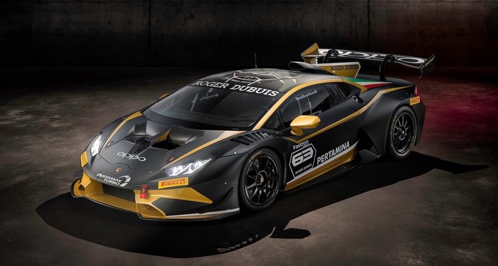 Lamborghini Huracan Super Trofeo race car by Roger Dubuis