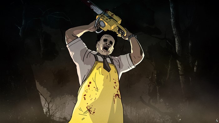 Leatherface from Dead by Daylight with Chainsaw