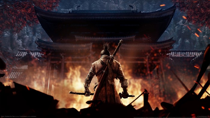 Sekiro: Shadows Die Twice 4K video game art