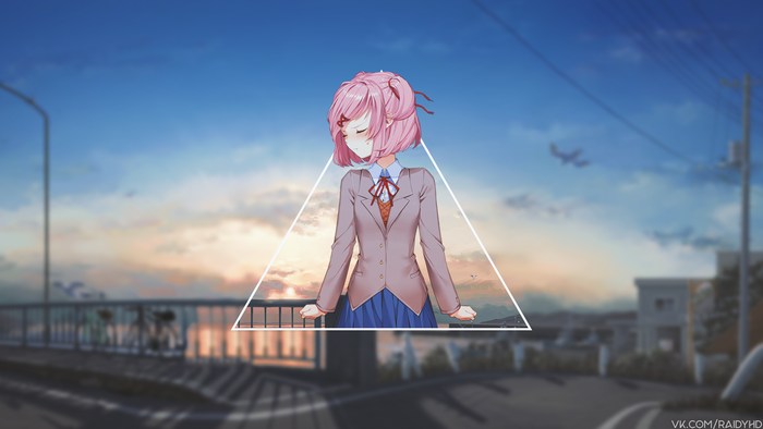 Natsuki from Doki Doki Literature Club 4K