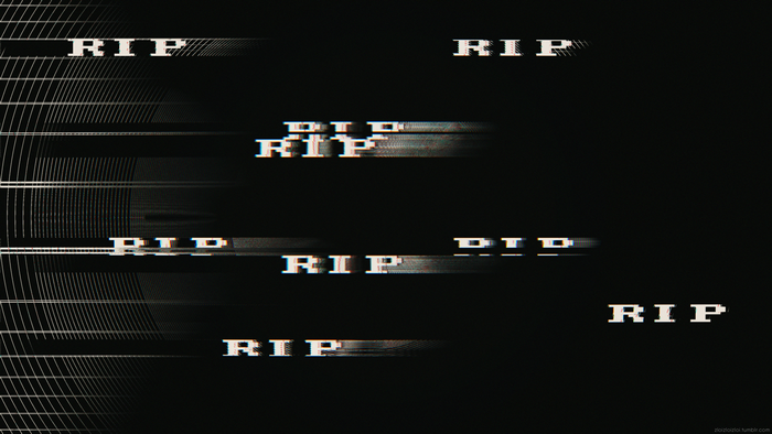 Glitch Art RIP 4K