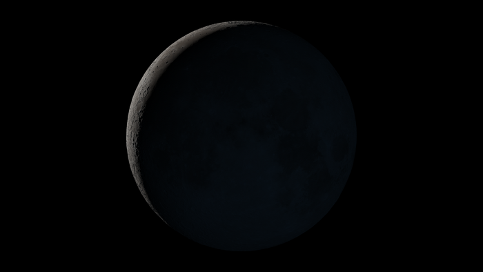 4K Moon Phases in Space