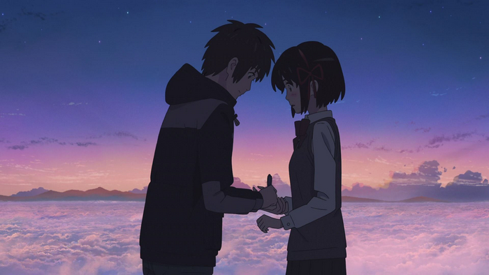 Taki Tachibana and Mitsuha Miyamizu from Kimi no Na Wa