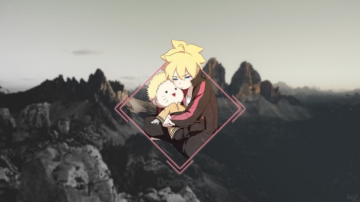 Boruto and Naruto from Boruto: Naruto Next Generations