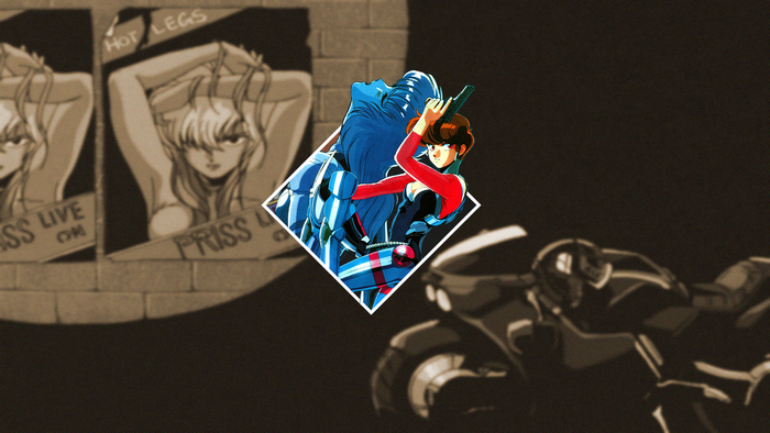 Priss and the Knight Sabers from Bubblegum Crisis