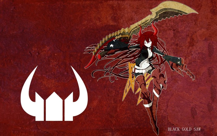 Black Gold Saw from Black Rock Shooter