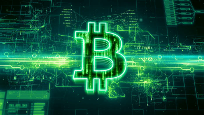 Bitcoin Cryptocurrency Technology Abstract