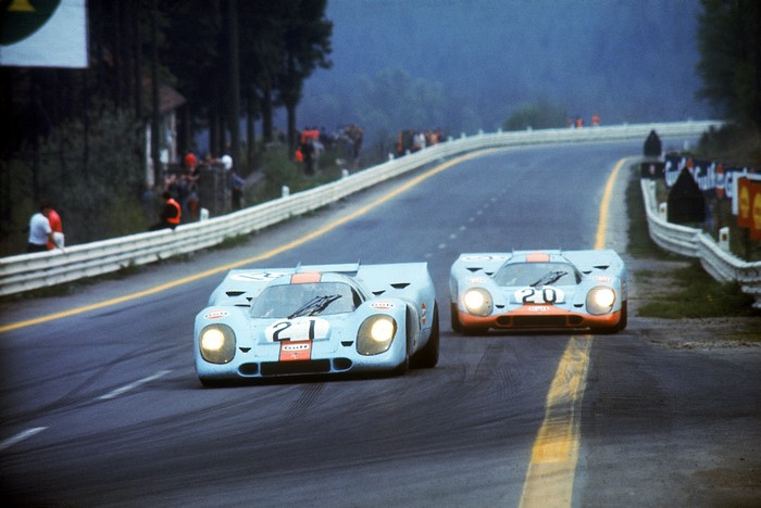 Porsche 917 Race Cars at Spa Francorchamps 4K