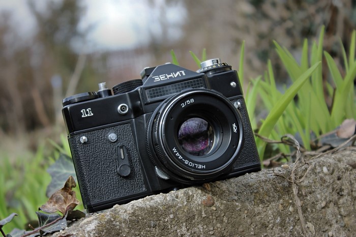 Zenit 11 camera with Helios-44M lens