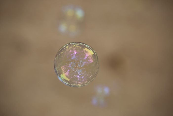 4K Macro Closeup of a Bubble