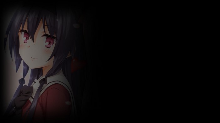 Anime girl in school uniform, A Kiss For The Petals