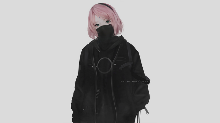 Haruno Sakura Digital Drawing by Aoi Ogata
