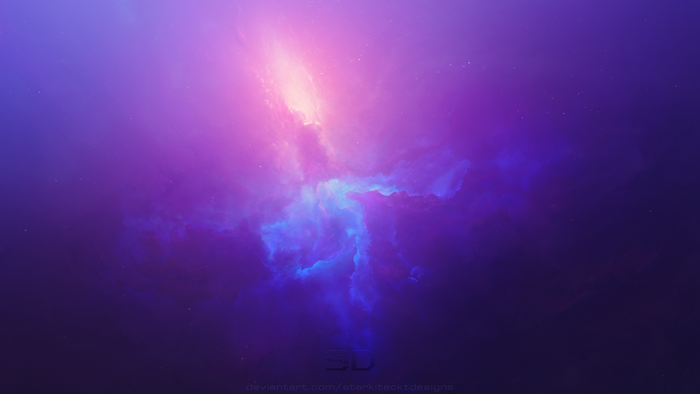 4K Nebula Space Art by Starkiteckt