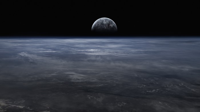 4K Space Art Planet
