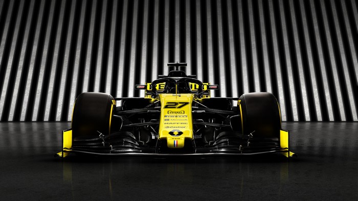 Renault R.S.19 Formula 1 car, number 27