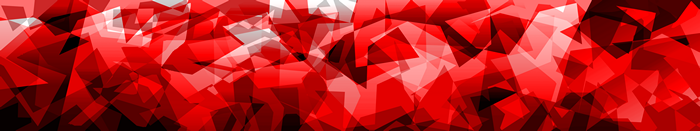 Abstract red and white geometric shapes render