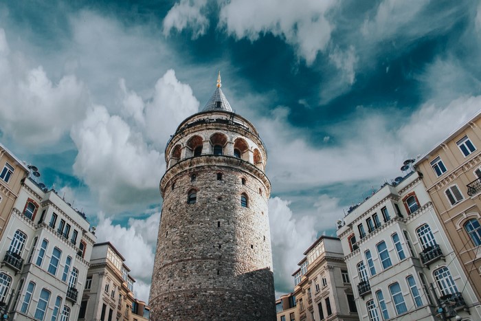 Galata Tower in Istanbul, Turkey