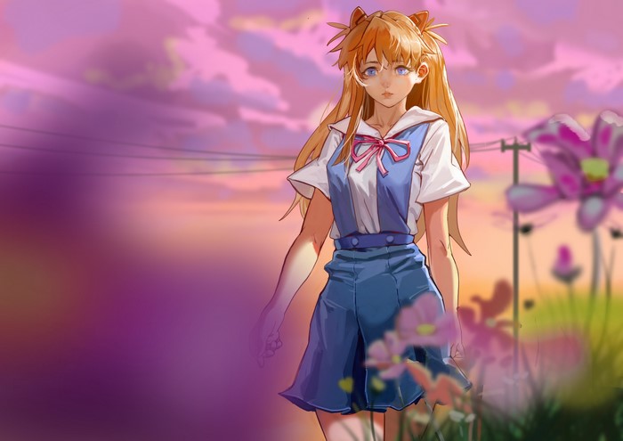 Asuka Langley Soryu from Neon Genesis Evangelion