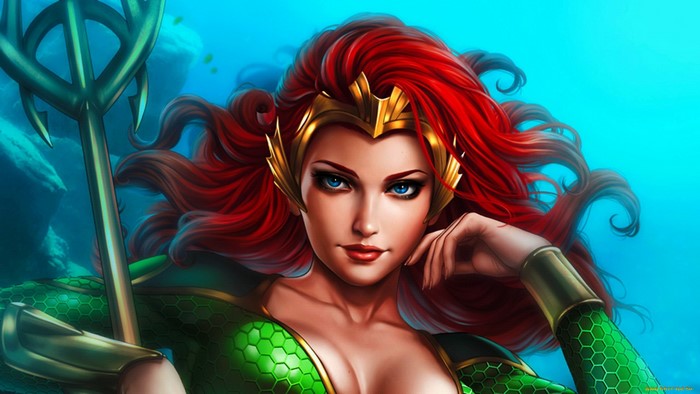 Mera from Aquaman artwork