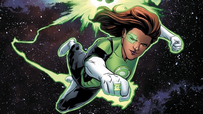 Green Lantern from DC Comics in Space