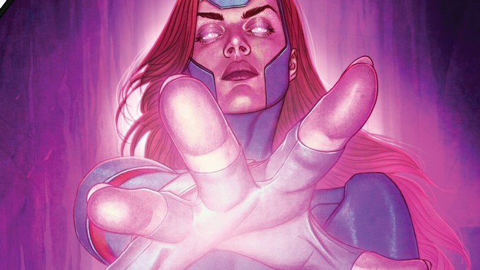 Jean Grey from X-Men using telekinetic powers