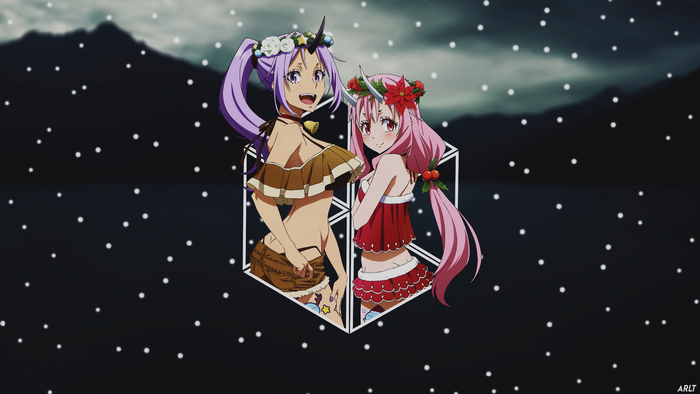 Shion and Shuna from That Time I Got Reincarnated as a Slime