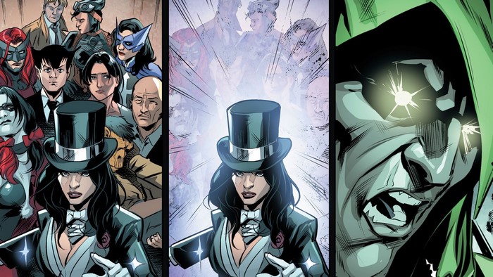 Zatanna and other DC Comics characters