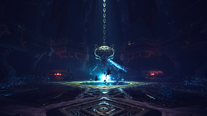 God of War (2018) screenshot of a mystical chamber
