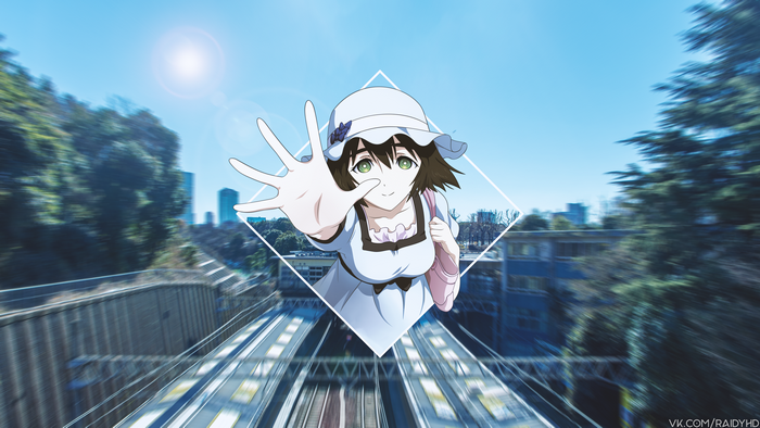 Shiina Mayuri from Steins;Gate wearing a hat