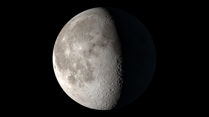 4K Moon in Space
