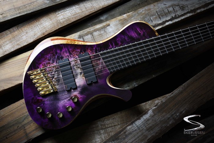 Skervesen Prometheus 6-string fanned frets bass guitar