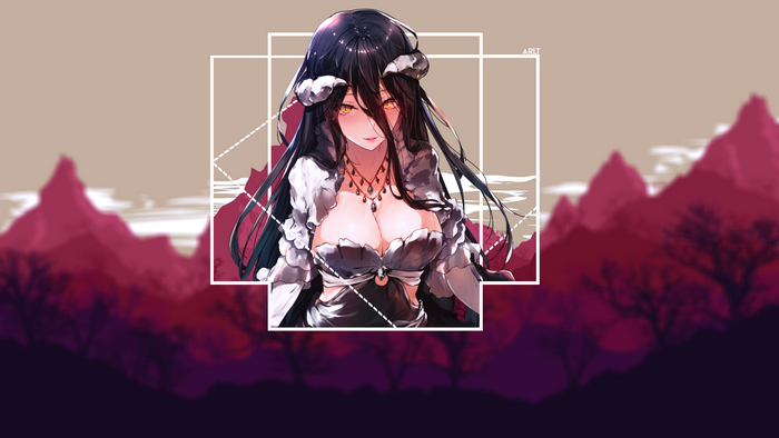 Albedo from Overlord anime